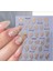 Parıltılı Kelebek Model Tırnak Süsleme Stickerı Nail Art Süslemeleri 1