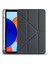 Xiaomi Redmi Pad Se 8.7 Uyumlu Tri Folding Kalem Bölmeli Standlı Kılıf Siyah 2