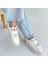 Jlar Beyaz Cilt Bağcıklı Spor Ayakkabı - Lisinya 4