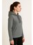 Kadın Gri Kapüşonlu SWEATSHIRT-W1108-K 2