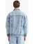 Oversize Geniş Kalıp Düğmeli Denim Ceket F4737AX25AU 10