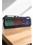 Allzey Q Klavye Rgb Işıklı Klavye ve Mouse Seti Kablolu Mouse Hediyeliş 4