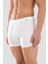 Erkek Mikro Modal Elestan Basic Boxer 1402 Beyaz 1