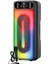 KTS-1555 Siyah Mikrofonlu Rgb Ledli Taşınabilir Bluetooth Hoparlör Parti Speaker 3