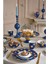Dot Delight Lacivert Porselen Yemek Tabağı Seti 26,5 cm 2