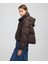 Leopar Desen Şişme Mont IW6250012095074 2