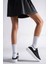 Samira Premium Ortopedik Siyah Beyaz Kadın Sneaker 4