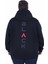 Mocgrande Büyük Beden Kapüşonlu Fermuarlı 3ip Sweat Black 25716 Sıyah 3