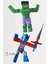 Minecraft Hulk ve Optimus Prime Hareketli Eklemli Figür 1