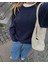 Kadın Lacivert Premium Uzun Kollu Sweatshirt 2