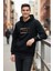 Sandro Kapüşonlu Erkek Sweatshirt Siyah 2