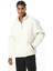 Önü Nakışlı Yarım Pat Fermuarlı Sweatshirt 1