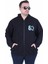 Büyük Beden Kapüşonlu Sweat Double Face Sixty Three 25704 Sıyah 3