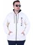 Büyük Beden Kapüşonlu Fermuarlı 3ip Sweat Black 25716 Bej 3