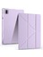 Honor Magicpad 2 Uyumlu Tri Folding Kalem Bölmeli Standlı Kılıf Lila 1