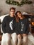 Sevgililer Günü Couple Çift Dişi ve Erkek Aslan Baskılı Sevgili Kombini Tasarım Sweatshirt 1