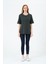 Kadın Bisiklet Yaka Kısa Kollu Basic T-Shirt - Interlok Kumaş 2