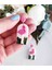 Pink Flamingo El Yapımı Özel Tasarım Pembe Filamingo Küpe 2