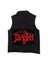 Death Logo Siyah Kot Yelek 1