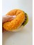 Yapay Yuvarlak Hamburger Buzdolabı Magnet Yumuşak Üç Boyutlu Ekmek Hediyelik Dekor 1