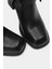 Willow Siyah Renk Küt Burun Biker Çizme 5