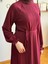 Reglan Kol Saç Örgü Desen Örme Elbise 9923 4