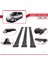 Renault Clio 3 Estate 2005-2012 Arası ile Uyumlu Fly Model Ara Atkı Tavan Barı Siyah 3 Adet 4
