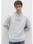 0S10402-70075 Mavi Baskılı Gri Sweatshirt 1