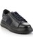 Lacivert Hakiki Deri Erkek Sneaker E01600121640 2