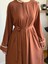 Gizli Patlı Biyeli Abaya Kol Ferace 5058 4