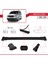 Mercedes Citan (W415) 2012-2021 Arası ile Uyumlu Fly Model Ara Atkı Tavan Barı Siyah 3 Adet 3