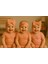 Kız Bebek Pudra Fiyonklu Bone Bandana 3lü Set 1