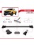 Ford Ranger (P703) 2022-2024 Arası ile Uyumlu Fly Model Ara Atkı Tavan Barı Gri 3 Adet 3
