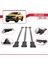 Ford Ranger (P703) 2022-2024 Arası ile Uyumlu Fly Model Ara Atkı Tavan Barı Gri 3 Adet 4