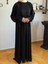 Kol Bağlamalı Oversize Elbise 1001 4