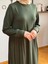 Yandan Büzgülü Fitilli Örme Elbise 9922 3