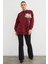 3 Iplik Çiçek Aksesuarlı Oversize Tunik 3
