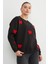 3 Iplik Fiyonk Nakışlı Oversize Sweatshirt 6