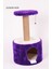 Mor Silindir Kedi Tırmalama Evi 72 Cm, Çok Renkli, Dayanıklı ve Şık Tasarım 1