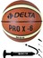 Pro X6 Basketbol Topu 6 No Basket Top Dura-Strong + Pompa – Okul ve Beden Eğitimi Için 2'li Set 1