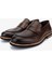 Erkek Hakiki Deri Kahverengi Loafer Ayakkabı 183 42551 Erk Ayk Y25 Kahve Dr/orgu 4