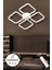 Jasmin White Gold Kumandalı 3 Renk Modern Plafonyer LED Avize 1