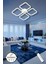 Jasmin White Gold Kumandalı 3 Renk Modern Plafonyer LED Avize 3