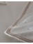 Tina King Size Linen Look Yıkamalı %100 Pamuk Nevresim Takımı - Beyaz/Bej 12