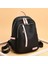 Kadınlar Için Kontrast Renk Sırt Çantası Genç Su Geçirmez Oxford Seyahat Rucksack Girls Snapsack Bolsacolor: Siyah (Yurt Dışından) 1