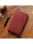 Deri Pencil Kılıfı Fermuar Retro Kalem Çantası Okul Öğrencileri Için Cowhide Men Penem Torbası Kalem Yuvaları Unisex Renk: Kırmızı (Yurt Dışından) 1