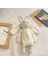 Uzun Kulak Tavşan Bebek Moda Taklit Rex Tavşan Kürk Çanta Peluş Sırt Çantası Zinciri Kayış Çocuk Çanta Zinciri Crossbody Çanta Sırt Çantası Renk: Beyaz (Yurt Dışından) 1