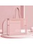 Hamam Öğrencileri Kitap Çantası Taşıma Büyük Kapasiteli Çanta Örgü Çantası Naylon Netting Tote Çanta Çizim Çizim Tahta Depolama Çantası Renk: Pembe (Yurt Dışından) 1