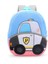 Mühendislik Aracı Sevimli Çocuklar Sırt Çantası Digger Peluş Toddler Sırt Çantası Bebek Çantaları Erkekler Için 2-5 Anaokulu Okul Çantaları 4 Renk: Polis Araba (Yurt Dışından) 1