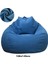 Tembel Kanepeler Kapak Büyük Fasulye Torbası Kapağı Dolgu Yetişkinleri Kanepe Oturma Odası Yatak Odası Ev Tatami Lounger Rahat Koltuk Kapağı Renk: Mavi 100X120CM (Yurt Dışından) 1